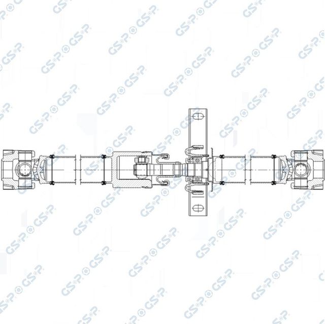 Карданный вал GSP для Suzuki Vitara II 2015-2026. Артикул PS901971