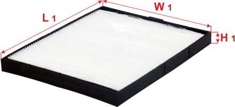 Салонный фильтр Sakura. Артикул CA-1707