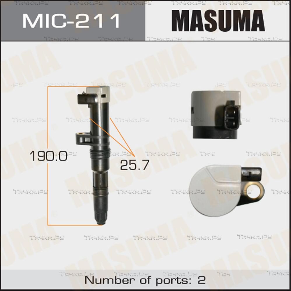 Катушка зажигания Masuma для Nissan Terrano III (D10) 2014-2026. Артикул MIC-211
