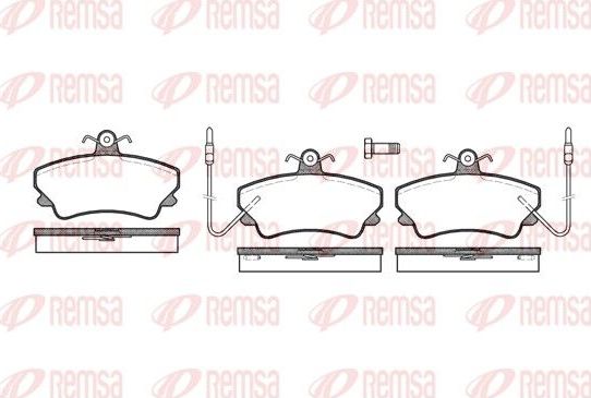 Тормозные колодки Remsa передние для Renault Espace II 1991-1996. Артикул 0409.02