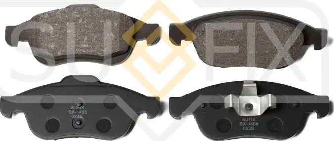 Колодки тормозные дисковые | перед прав/лев | (Sufix). Артикул SX-1408