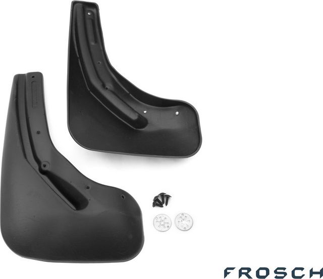 Брызговики Frosch (в коробке) задняя пара для Volkswagen Jetta VI рестайлинг седан 2015-2019. Артикул FROSCH.51.35.E10
