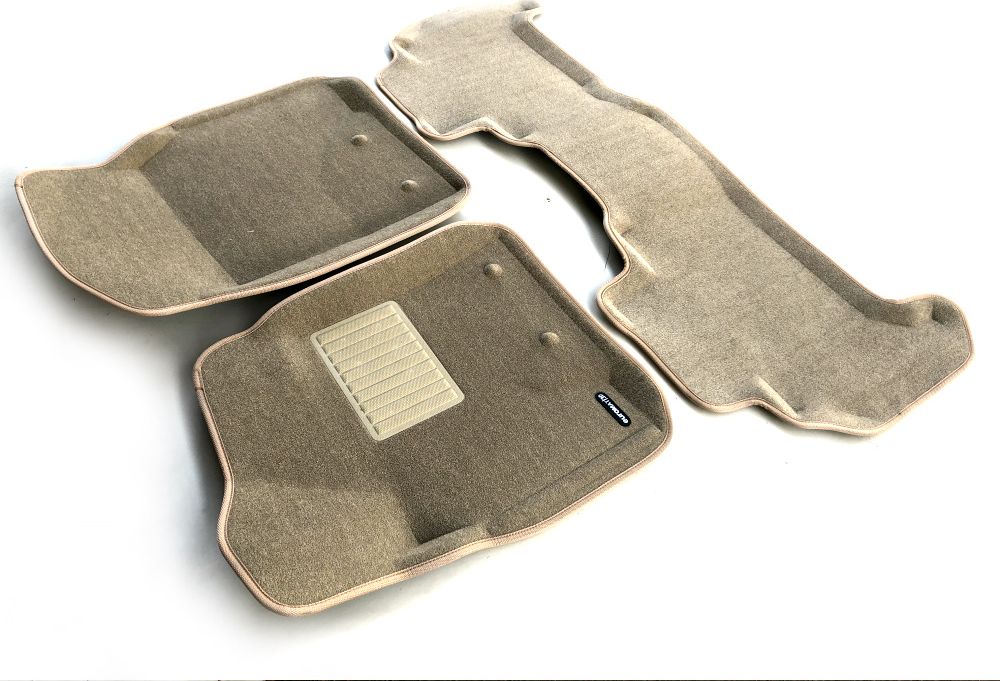 Коврики текстильные Euromat 3D Business для салона Lexus LX570 2007-2012 БЕЖЕВЫЕ. Артикул EMC3D-005118T