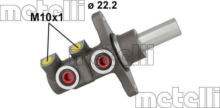 Тормозной цилиндр главный Metelli. Артикул 05-1157