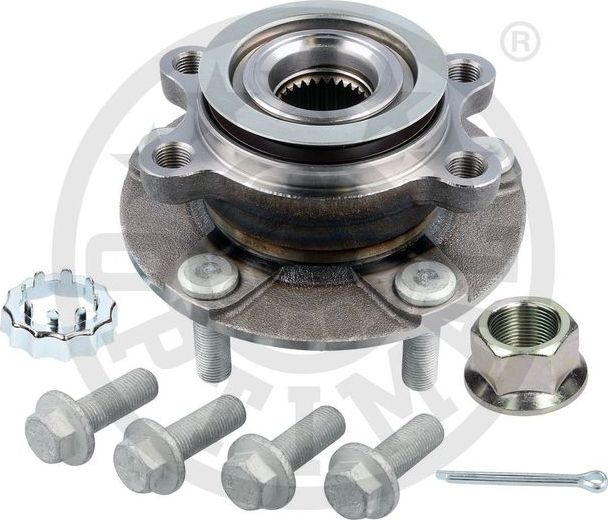 Ступица колеса с интегрированным подшипником Optimal передняя для Nissan Leaf I (ZE0/AZE0) 2010-2017. Артикул 961560