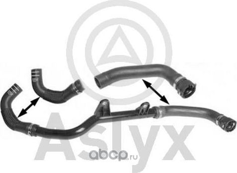 ASLYX К-КТ ПАТРУБКОВ CITROEN JUMPER 2.2D 9/11 Aslyx. Артикул AS509655