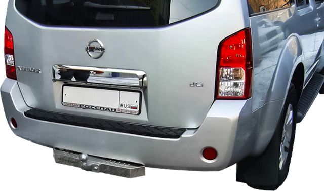 Фаркоп Baltex для Nissan Pathfinder R51 2004-2014. (с декор. накладкой) Фланцевое крепление. Артикул N12AN