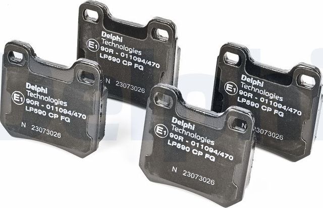 Тормозные колодки Delphi (органический). Артикул LP590