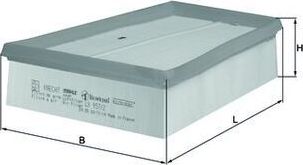 Воздушный фильтр Mahle. Артикул LX 957/2