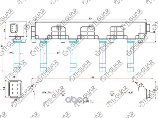 Катушка зажигания (TI-Guar). Артикул TG19005212