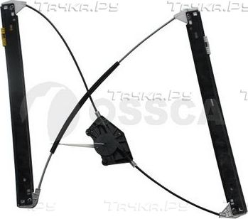 Стеклоподъемник OSSCA передний левый для Volkswagen Touareg I 2002-2010. Артикул 12696
