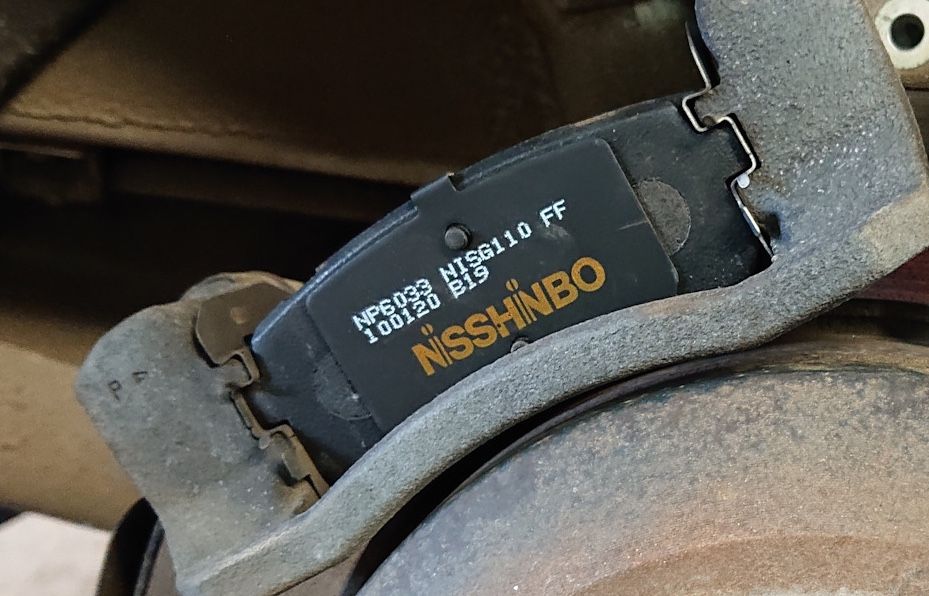 Тормозные колодки Nisshinbo. Артикул NP6033