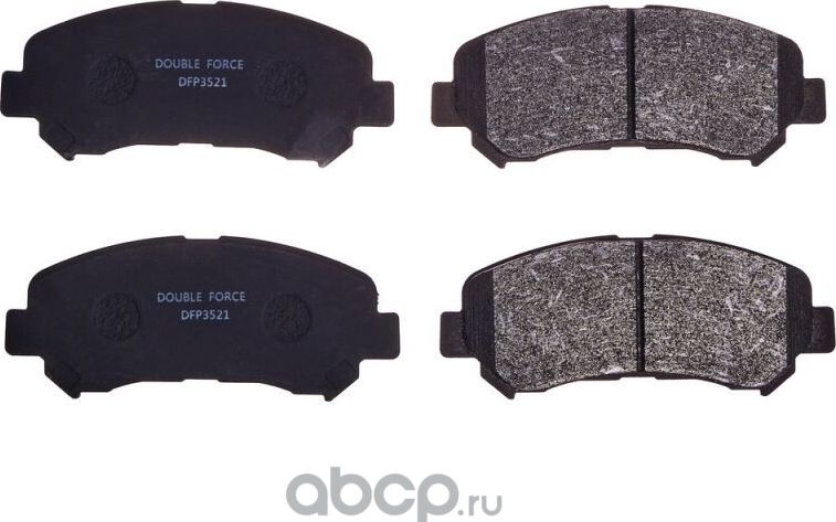 К-т торм. колодок fr qashqai (j10) , x-trail (t31) (Double Force). Артикул DFP3521