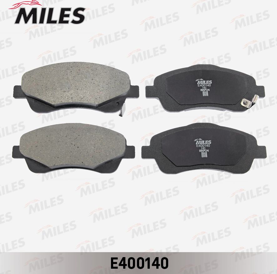 Тормозные колодки Miles (Low-Metallic). Артикул E400140