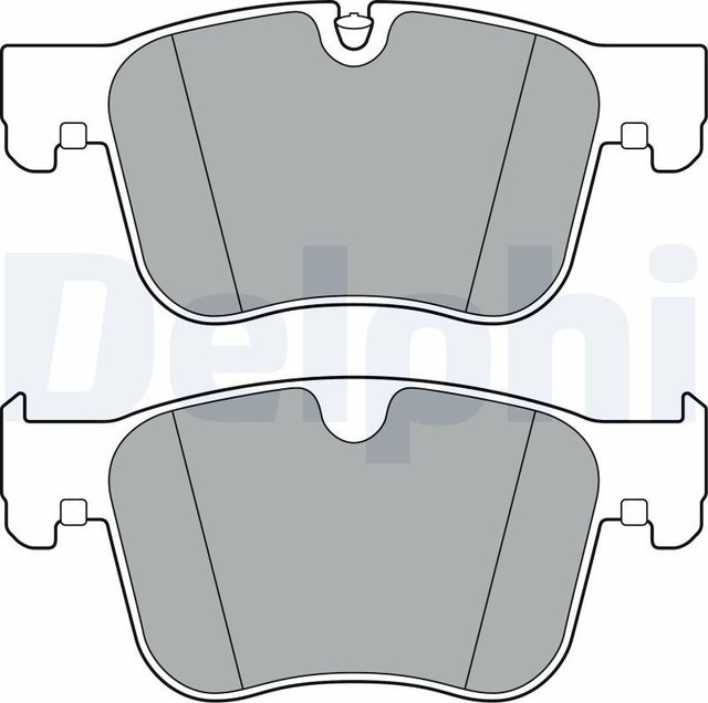 Тормозные колодки Delphi (Low-Metallic). Артикул LP3384