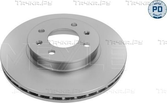 Тормозной диск Meyle PD передний для Hyundai i20 II 2014-2026. Артикул 37-15 521 0031/PD
