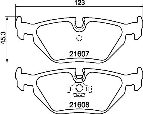Тормозные колодки Mintex. Артикул MDB1572