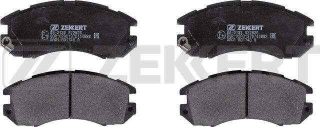 Тормозные колодки Zekkert передние для Subaru Legacy I 1989-1993. Артикул BS-2132