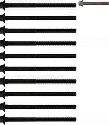 Комплект болтов ГБЦ Victor Reinz. Артикул 14-10018-01