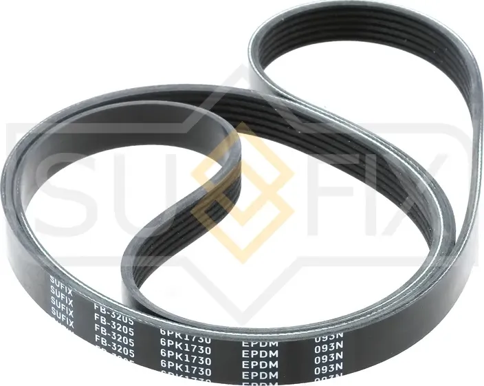 Ремень поликлиновый 6PK1730 (Sufix). Артикул FB-3205