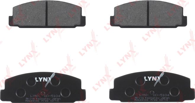 Тормозные колодки LYNXauto. Артикул BD-5104
