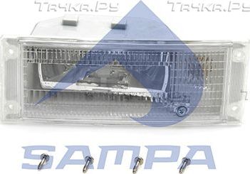 Фара противотуманная Sampa левая для Volvo  FM12 1999-2001. Артикул 032.238