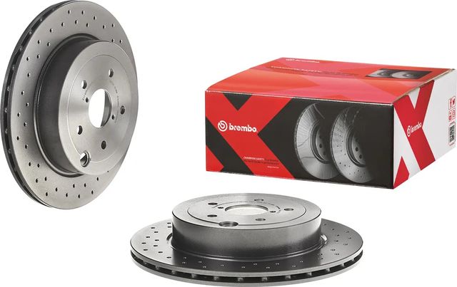 Тормозной диск Brembo XTRA LINE - Xtra задний для Subaru WRX I 2014-2017. Артикул 09.A198.1X