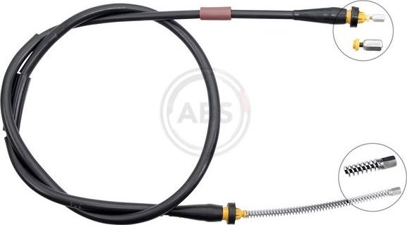 Трос ручника (тросик ручного тормоза) ABS задний правый для Renault Clio IV 2013-2019. Артикул K17274