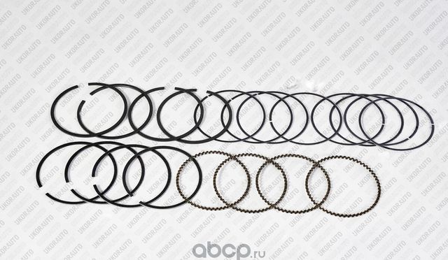 Кольца поршневые, комплект 20 шт (Ukorauto). Артикул U0415011