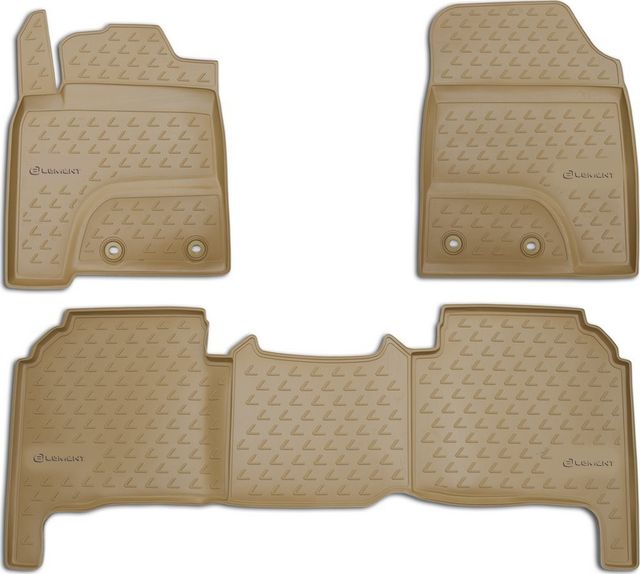 Коврики Element для салона Lexus LX570 5-мест. 2012-2026 БЕЖЕВЫЕ. Артикул NLC.29.20.212k
