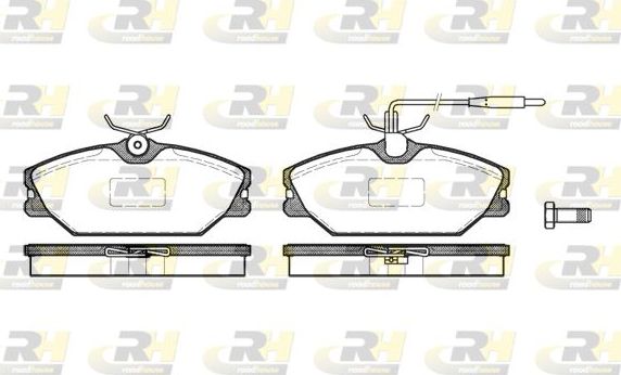 Тормозные колодки RoadHouse передние для Alpine A610 1991-1995. Артикул 2208.12