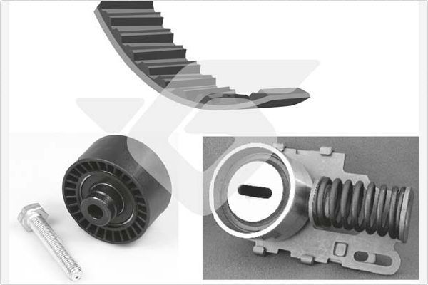 Ремень ГРМ с роликами (комплект) Hutchinson для Citroen XM II 1994-2000. Артикул KH 28