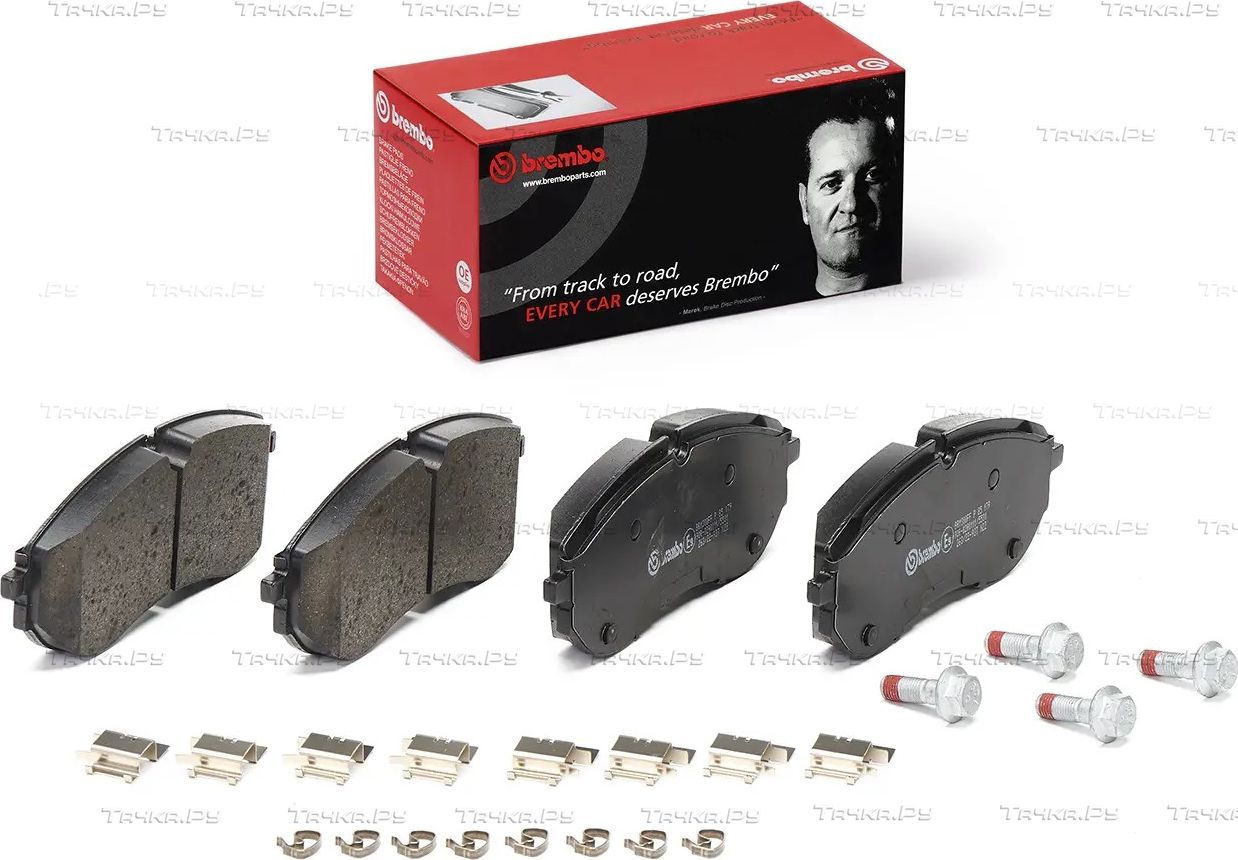 Тормозные колодки Brembo PRIME LINE передние для MAN TGE 2016-2026. Артикул P 85 179