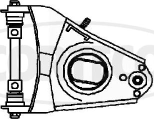 Поперечный рычаг Corteco левый нижний для ВАЗ 2101 1970-2005. Артикул 49397170