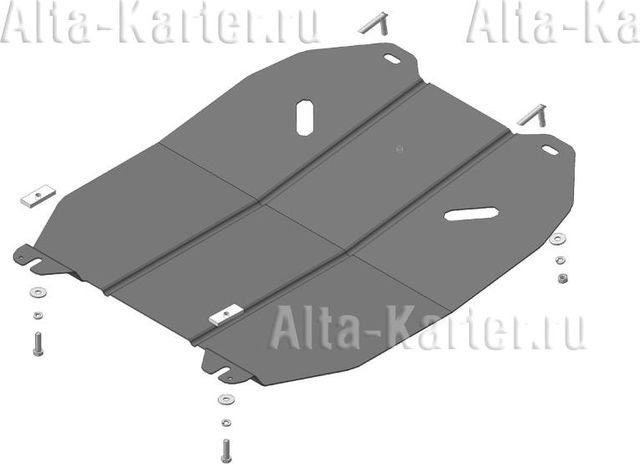 Защита Мотодор для картера, КПП Opel Meriva B 2010-2026. Артикул 61501