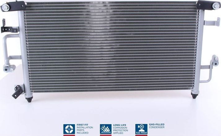 Радиатор кондиционера (конденсатор) Nissens (алюминий). Артикул 94184