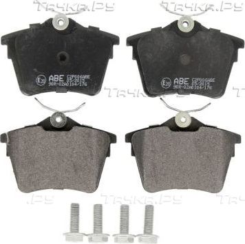 Тормозные колодки ABE задние для Peugeot 407 2004-2011. Артикул C2P006ABE