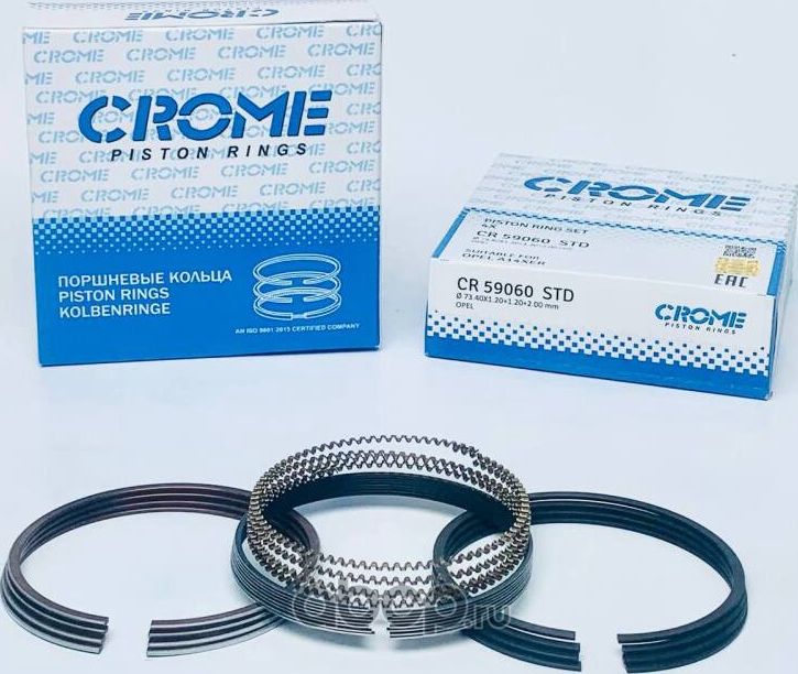 Комплект поршневых колец STD A14XER (Crome). Артикул CR59060STD