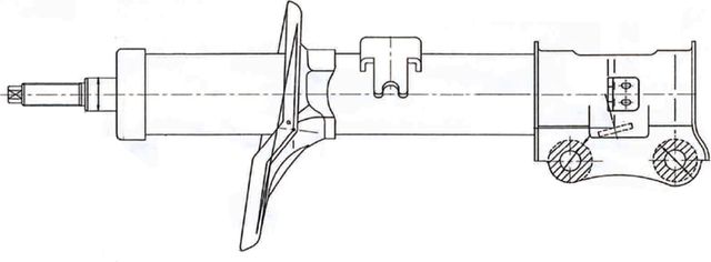 Амортизатор CTR передний левый для Daewoo Gentra II 2013-2015. Артикул GY0305G