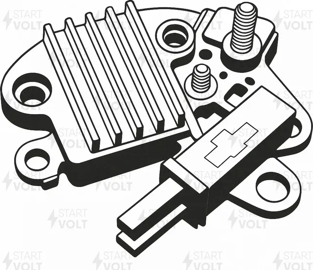 Регулятор напряжения ген. CHERY TIGGO 3 (14-)/TIGGO 7 (16-) 1.6I/1.5T (Startvolt). Артикул VRR 2703