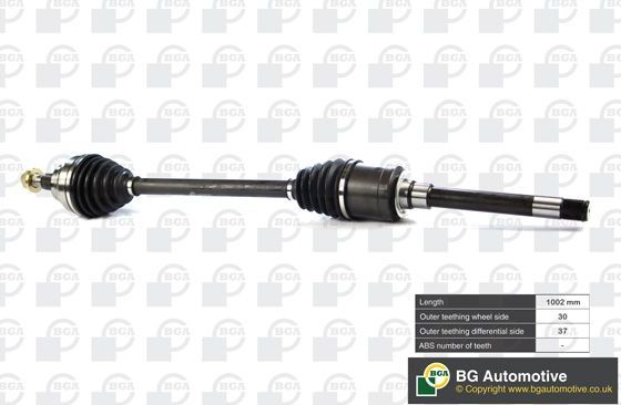 Полуось (привод в сборе, приводной вал) BGA. Артикул DS5601R