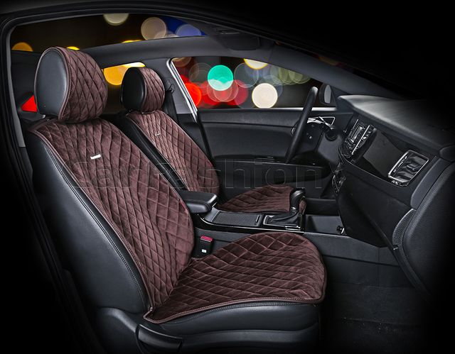 Накидки универсальные CarFashion California на передние сидения авто, цвет Кофе/Кофе/Кофе. Артикул 21899