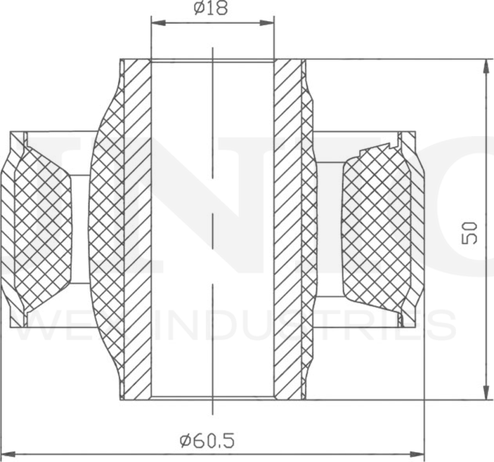 Сайлентблок рычага подвески (Unio). Артикул RMP-20018