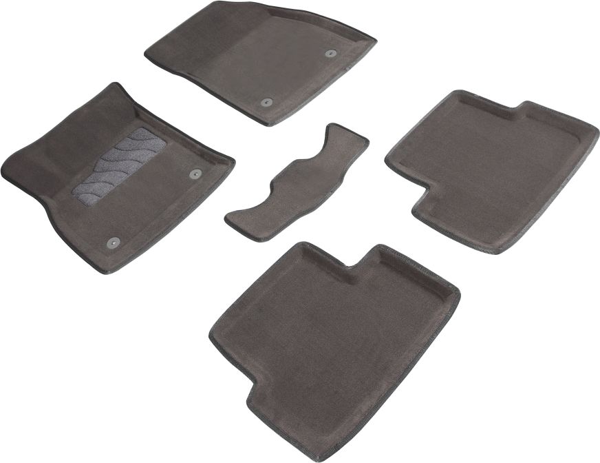 Коврики Seintex 3D ворсовые для салона Opel Astra J 2010-2015 Серые. Артикул 82190