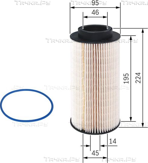 Топливный фильтр Bosch для MAN TGX 2014-2020. Артикул F 026 402 745
