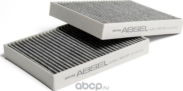 Фильтр салонный угольный (Absel). Артикул LAK230142