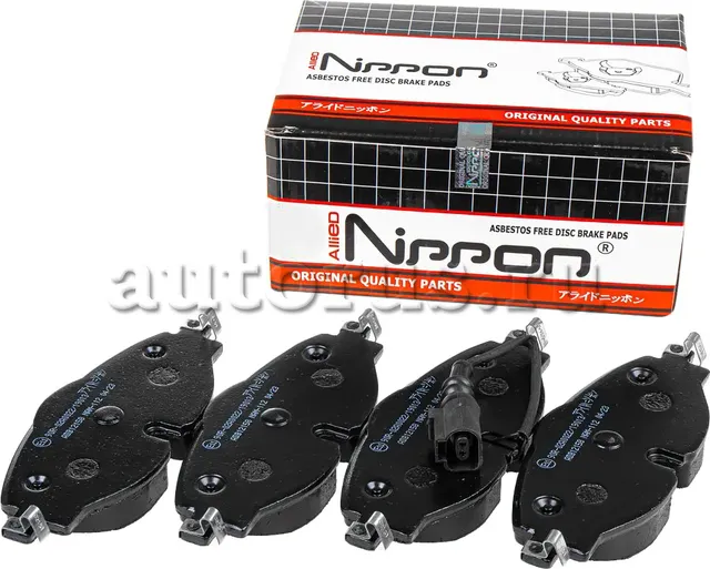 Колодки тормозные VW Golf (13-) AUDI A3 (13-) SKODA Octavia (13-) передние (4шт. (Allied Nippon). Артикул ADB12158