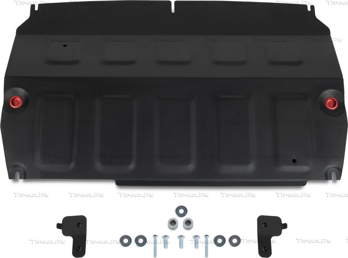 Защита АвтоБРОНЯ для картера и КПП Chery Tiggo 7 Pro 2020-2026. Артикул 111.00923.1