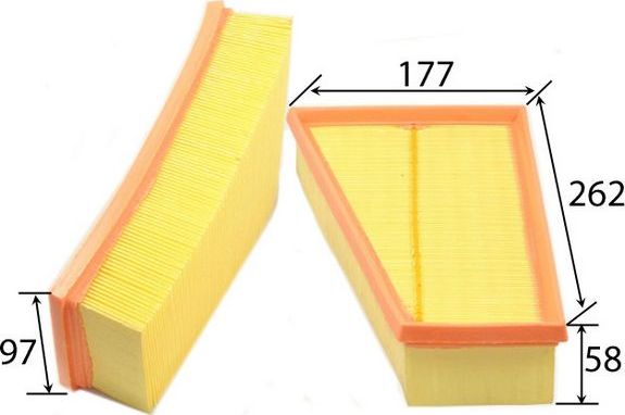 Воздушный фильтр JS Asakashi. Артикул A0518