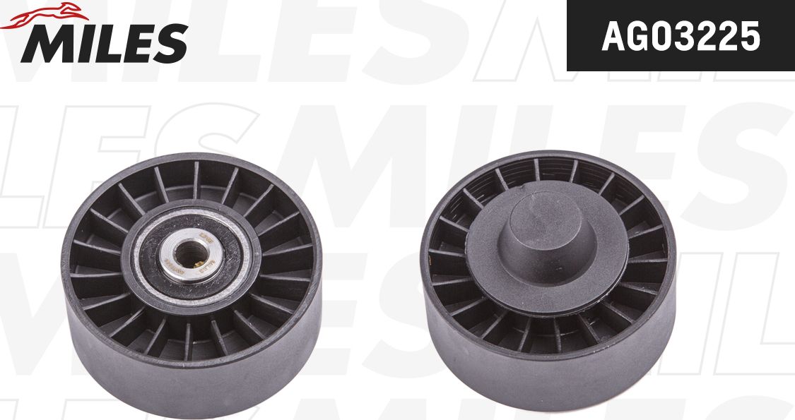 Направляющий (ведущий) ролик приводного поликлинового ремня Miles. Артикул AG03225